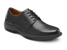 mens oxfird diabetic shoes black